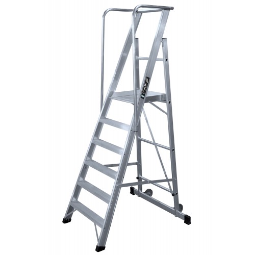 2XL Escalera móvil con plataforma, plegable